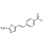 CAS 登录号：791852-65-8， 2-甲基-5-[(E)-2-(4-硝基苯基)乙烯基]-1,3-恶唑