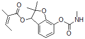 CAS#: 79189-81-4， [2,2-Dimethyl-7-(Methylcarbamoyloxy)-3H-1-Benzofuran-3-Yl] (Z)-2-Methylbut-2-Enoate