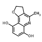 CAS 登录号：792123-14-9， 4-甲基-2,3-二氢呋喃并[3,2-c]喹啉-6,9-二醇