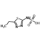 CAS#: 792187-06-5， (5-Ethyl-1,3,4-thiadiazol-2-yl)sulfamic acid