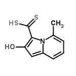 CAS#: 792857-19-3， 2-Hydroxy-5-methyl-3-indolizinecarbodithioic acid