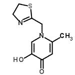 CAS#: 792881-73-3， 1-(4,5-Dihydro-1,3-thiazol-2-ylmethyl)-5-hydroxy-2-methyl-4(1H)-pyridinone