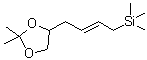 CAS#: 792966-27-9， [(2E)-4-(2,2-Dimethyl-1,3-dioxolan-4-yl)-2-buten-1-yl](trimethyl)silane