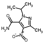 CAS 登录号：792969-86-9， 1-异丙基-3-甲基-4-硝基-1H-吡唑-5-甲酰胺