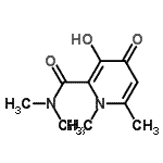 CAS#: 793651-87-3， 3-hydroxy-N,N,1,6-tetramethyl-4-oxo-pyridine-2-carboxamide