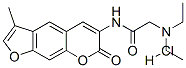 CAS#: 79418-49-8， 2-Diethylamino-N-(3-Methyl-7-Oxofuro[3,2-g]Chromen-6-Yl)Acetamide Hydrochloride