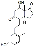 CAS#: 79683-94-6， (3aS,4S,7R,7aR)-7-Hydroxy-4-[2-(5-Hydroxy-2-Methylphenyl)Ethyl]-7a-Methyl-2,3,3a,4,6,7-Hexahydroindene-1,5-Dione