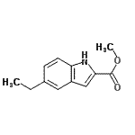 CAS#: 796870-93-4， Methyl 5-ethyl-1H-indole-2-carboxylate