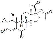 CAS#: 79694-56-7， [(8R,9S,10R,13S,14S,17R)-17-Acetyl-6-(Dibromomethylidene)-10,13-Dimethyl-3-Oxo-1,2,7,8,9,11,12,14,15,16-Decahydrocyclopenta[a]Phenanthren-17-Yl] Acetate