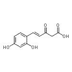 CAS#: 797035-12-2， (4E)-5-(2,4-Dihydroxyphenyl)-3-oxo-4-pentenoic acid