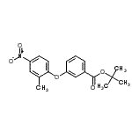 CAS#: 799242-32-3， tert-butyl 3-(2-methyl-4-nitro-phenoxy)benzoate