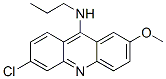 CAS#: 79953-28-9， 6-Chloro-2-Methoxy-N-Propyl-Acridin-9-Amine