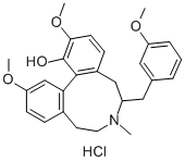 CAS#: 79989-19-8， (-)-6,7,8,9-Tetrahydro-2,12-Dimethoxy-6-((3-Methoxyphenyl)Methyl)-7-Methyl-5H-Dibenz(d,f)Azonin-1-Ol Hydrochloride