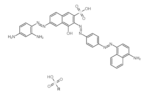 CAS#: 8003-62-1， Disodium 3-[[4-[[4-Amino-6(7)-Sulphonatonaphthyl]Azo]Phenyl]Azo]-6-[(2,4-Diaminophenyl)Azo]-4-Hydroxynaphthalene-2-Sulphonate