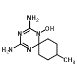 CAS#: 801151-93-9， 2,4-Diamino-9-methyl-1,3,5-triazaspiro[5.5]undeca-2,4-dien-1-ol