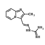CAS#: 801207-87-4， (2E)-2-[(2-Methylimidazo[1,2-a]pyridin-3-yl)methylene]hydrazinecarboximidamide