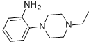 结构式 CAS# 801227-61-2, 2-(4-乙基-1-哌嗪基)-苯胺