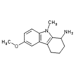 CAS#: 802260-68-0， 6-Methoxy-9-methyl-2,3,4,9-tetrahydro-1H-carbazol-1-amine