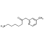CAS#: 802283-53-0， 7-Amino-1-(4-methyl-2-pyridinyl)-2-heptanone