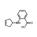 CAS#: 80231-18-1， 2-(3-Cyclopenten-1-ylamino)benzoic acid