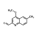 CAS#: 802906-22-5， 4-Methoxy-6-methyl-2-quinolinecarbaldehyde