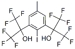 CAS 登录号：80360-43-6， 1,1,1,3,3,3-六氟-2-[3-(1,1,1,3,3,3-六氟-2-羟基-丙-2-基)-2-碘-5-甲基苯基]丙-2-醇