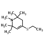 CAS 登录号：803637-31-2， 4-(乙硫基)-1,2,2,6,6-五甲基-1,2,3,6-四氢吡啶