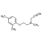 CAS#: 804429-49-0， N-[2-(2,4-Dimethylphenoxy)ethyl]-N-methyl-2-propyn-1-amine