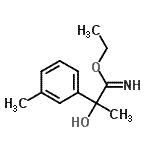 CAS 登录号：804438-55-9， 乙基2-羟基-2-(3-甲基苯基)丙亚氨酸酯