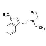 CAS 登录号：804446-47-7， N,N-二乙基-2-(1-甲基-1H-吲哚-3-基)乙胺