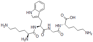 CAS#: 80496-37-3， L-lysyl-L-tryptophylglycyl-L-Lysine
