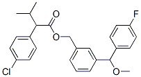 CAS#: 80499-01-0， (3-((4-Fluorophenyl)Methoxymethyl)Phenyl)Methyl 4-Chloro-alpha-(1-Methylethyl)Benzeneacetate