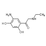 CAS 登录号：805950-90-7， 1-(5-氨基-2,4-二羟基苯基)-2-(乙基氨基)乙酮