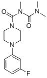 CAS 登录号：80712-24-9， 1-(3-氟苯基)-4-(2,4,4-三甲基脲甲酰基)哌嗪