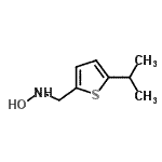 CAS#: 807261-93-4， N-Hydroxy-1-(5-isopropyl-2-thienyl)methanamine