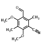 CAS#: 807628-69-9， 3-Formyl-4,6-dimethoxy-2,5-dimethylbenzonitrile