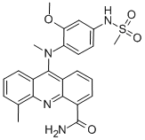 CAS#: 80841-47-0， 9-(2-Methoxy-4-(methylsulfonylamino)anilino)-N,5-dimethylacridine-4-carboxamide