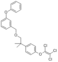 CAS#: 80853-94-7， 1-((2-(4-((Trichloroethenyl)Oxy)Phenyl)-2-Methylpropoxy)Methyl)-3-Phenoxybenzene