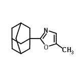 CAS#: 808737-45-3， 2-(Adamantan-1-yl)-5-methyl-1,3-oxazole