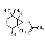 CAS 登录号：809237-16-9， 1-[(1R,2R,6R,7S)-2-羟基-1,5,5-三甲基双环[4.1.0]庚-7-基]丙酮