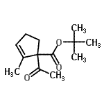 CAS#: 811784-41-5， 2-Methyl-2-propanyl 1-acetyl-2-methyl-2-cyclopentene-1-carboxylate