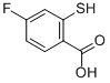 结构式 CAS# 81223-43-0, 4-氟-2-巯基-苯甲酸