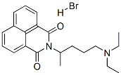 CAS#: 81254-01-5， 2-(4-(Diethylamino)-1-Methylbutyl)-1H-Benz(de)Isoquinoline-1,3(2H)-Dione Monohydrobromide