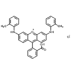 CAS#: 81263-05-0， 9-(2-Carboxyphenyl)-3,6-bis[(2-methylphenyl)amino]xanthenium chloride