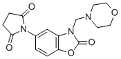 CAS#: 81282-54-4， 1-(2,3-Dihydro-3-(4-Morpholinylmethyl)-2-Oxo-5-Benzoxazolyl)-2,5-Pyrrolidinedione