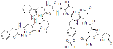 CAS#: 81456-41-9， beta-Asp(9)-Caerulein