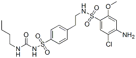 CAS#: 81514-38-7， 1-[4-[2-[(4-Amino-5-Chloro-2-Methoxy-Phenyl)Sulfonylamino]Ethyl]Phenyl ]Sulfonyl-3-Butyl-Urea
