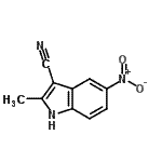 CAS#: 815586-77-7， 2-Methyl-5-nitro-1H-indole-3-carbonitrile
