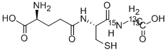 CAS#: 815610-65-2， Glutathione-(Glycine-13C2,15N1)