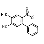 CAS#: 816423-24-2， 4-Methyl-6-nitro-3-biphenylol